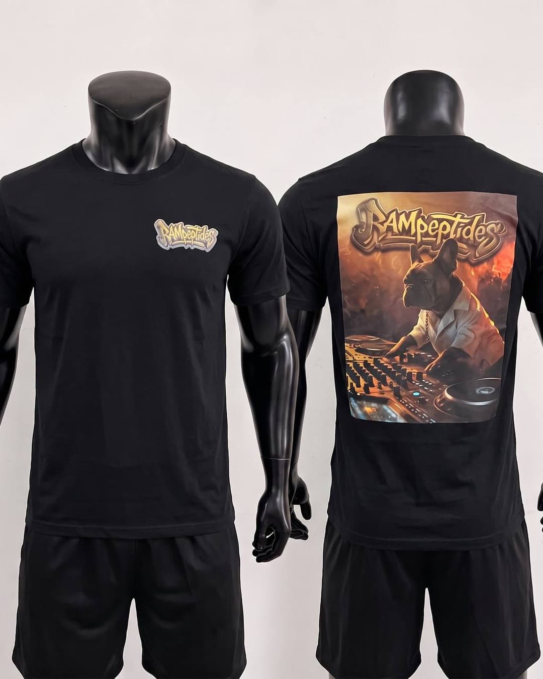 RAMpeptides Workout T-Shirt 2XL · Black