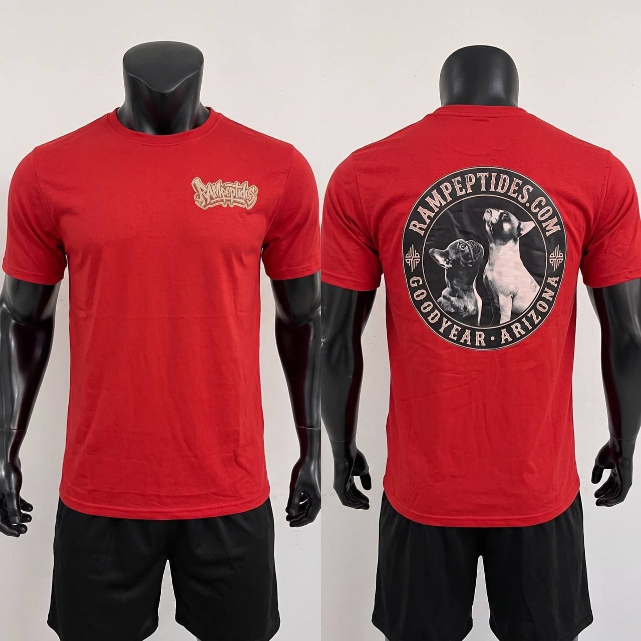 RAMpeptides Workout T-Shirt 2XL · Red